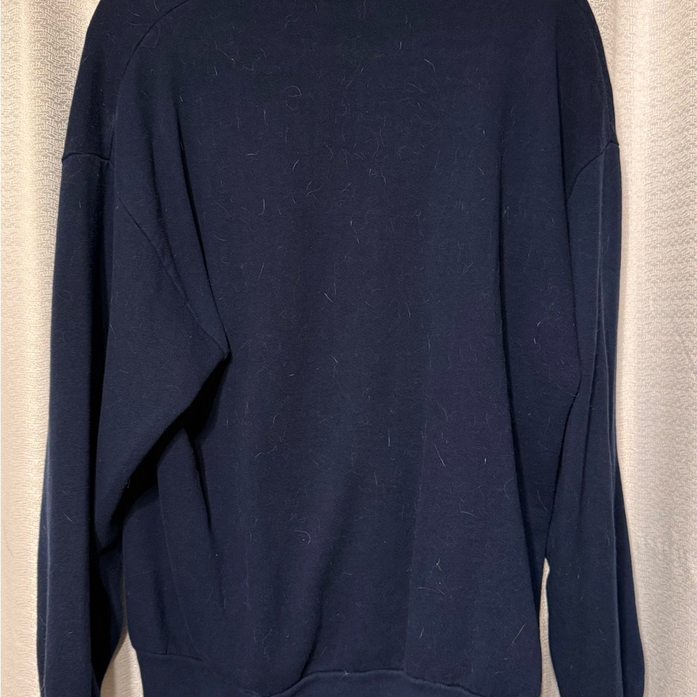 Vintage Florida Palm Tree Navy Crewneck Sweater - Picture 3 of 3